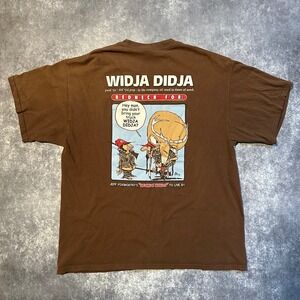 Vintage Funny Redneck T Shirt Men's XL Jeff Foxworthy Words To Live By Brown